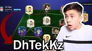 I played against DhtekKz in FIFA 21 FUT Champions...