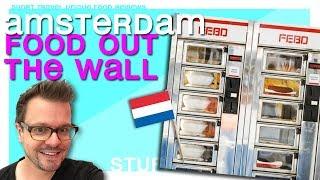 FEBO AMSTERDAM FOOD GUIDE - eating food out of the wall [ Living in Amsterdam ]