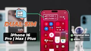 Dual SIM on iPhone 16 Pro Max! - How to Use Physical or eSIM!