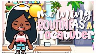 MY MORNING ROUTINE AS A TOCATUBER! || Toca Boca