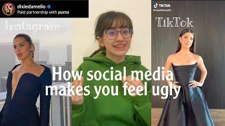 How social media makes you feel ugly  تاثیر سوشال مدیا روی احساسمون به خودمون