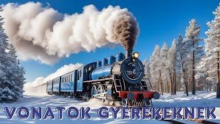 Vonatok - Vonatok gyerekeknek. Fejlesztő videó a vonatokról gyerekeknek.