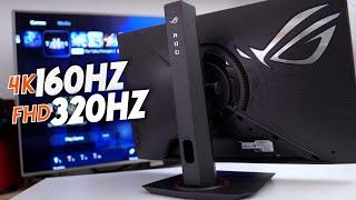 Asus ROG Strix XG27UCG - 4K 160Hz ou FHD 320Hz: Um monitor, duas soluções!