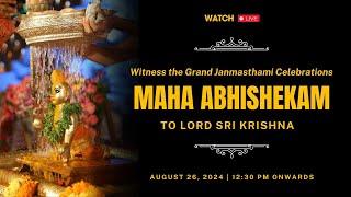 Maha Abhisekham to Bala Gopal | Hare Krishna Vaikuntam Temple | Sri Krishna Janmashtami 2024