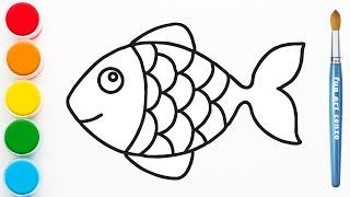 How to DRAW A FISH EASY | Step by Step