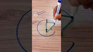 How to Draw a Circle Using Simple Life Hack-Tools Rules