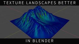 How to Texture Landscapes Better | Hypha | Blender Tutorial