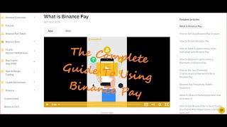 What is Binance Pay? Binance Tutorial@BinanceYoutube @BinanceAcademy @AkahilzTubeCoinmarketcap Binance