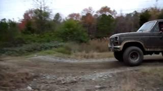 1985 Bronco jumping offroad