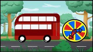 kids fun with learn video| The wheels on the bus song video | kids rhyme the wheels on the bus.