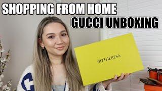 SHOPPING FROM HOME AT MYTHERESA | GUCCI BAG UNBOXING