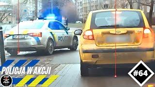 POLICJA W AKCJI #64 - Policyjna obława na Hyundaia, pościg za Porsche, Skok w elektro-ogrodzenie!