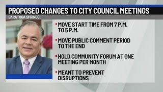 Proposed changes to Saratoga Springs City Council meetings