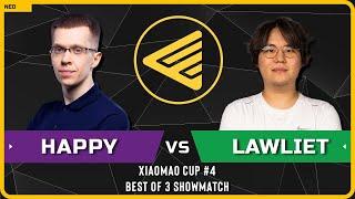 WC3 - [UD] Happy vs LawLiet [NE] - Bo3 Showmatch - Xiaomao Cup #4