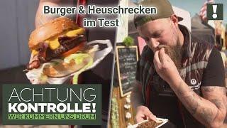 Fleischsommelier im Street-Food Paradies!  Burger und Heuschrecken im Test! | Achtung Kontrolle