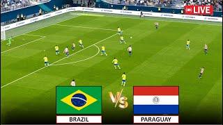 AO VIVO: BRASIL x PARAGUAI AO COM IMAGENS I COPA AMÉRICA 2024 I JOGO AO VIVO HOJEI eFootball PES 21