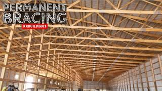 Permanent Bracing in The BIGGEST Building! #construction