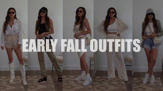 EARLY FALL OUTFIT LOOKBOOK | Simple, effortless chic outfits | Toria Curbelo