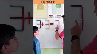 2+2=7 Balance this equation by move 2 stick | #youtube #challenge #iqtest #iq #shorts #ytshort