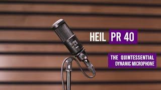 Heil Sound PR 40 Dynamic Microphone for Podcast, Broadcast, Home and Studio Recording and Live Sound