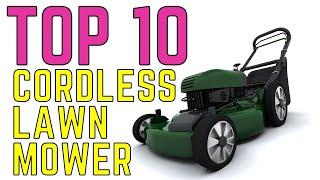 10 Best Cordless Lawn Mower 2022 | Lawn Mower Review