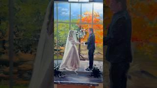 Autumn Wedding painting #art #arte #livepainting #painting #wedding #livepainter #weddingart