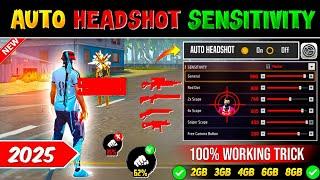 All Gun Headshot Sensitivity Setting After New OB49 Update | Free Fire Max Auto Headshot Sensitivity
