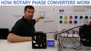 How Does a Rotary Phase Converter Make 3 Phase from Single Phase?