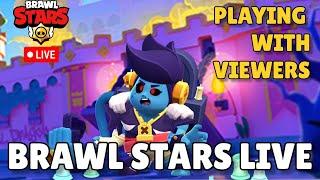 Pushing to 13000 trophies,Playing with viewers,Mini games, Brawl stars live, club recruitment