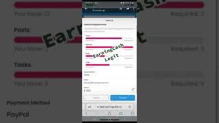 EarningCash The LEGIT way to make money using social media(Dash.earningcash.co)