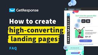 How to create a high-converting landing page | GetResponse Tutorial