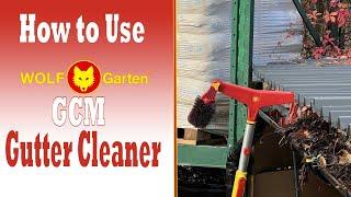 Wolf Garten Multi Change Gutter Cleaner In Action GCM