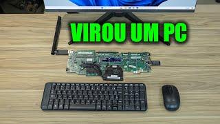 COMPREI UMA PLACA MÃE DE NOTEBOOK COM I5 POR R$ 135 E FIZ VIRAR UM PC OFFICE