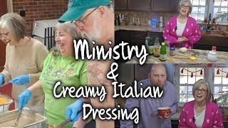 A Ministry Evening for Our Volunteers  & Homemade Creamy Italian Dressing