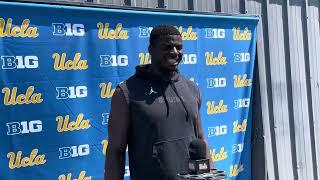 UCLA football linebacker Oluwafemi Oladejo talks fall camp, defensive development, more