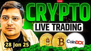 28 JAN London Session | Forex and Crypto Live Market Analysis | #ForexLive #crypto #tradersedge