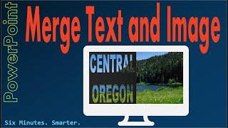 Merge Text with Image for a Cool Effect in PowerPoint