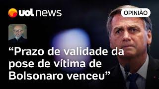 Caso Bolsonaro: Expirou o prazo de validade da pose de vítima do ex-presidente, diz Josias de Souza