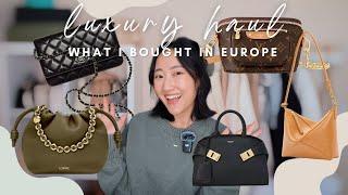 WHAT I BOUGHT IN EUROPE | chanel, loewe, louis vuitton, fendi, gucci, etc. + vat refunds & customs 