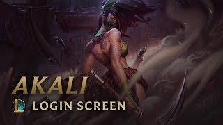 Akali, the Rogue Assassin | Login Screen - League of Legends