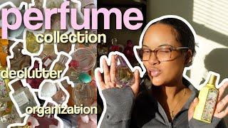 PERFUME COLLECTION + organization & declutter *30 perfumes*