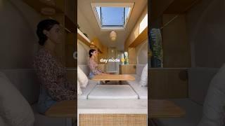30 second VAN TOUR! #vanlife #vanbuild #diy #vantour #camper #fun #cat