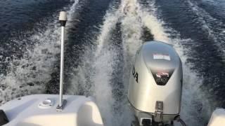 2011 Carolina Skiff  16JVX Honda 60HP water test