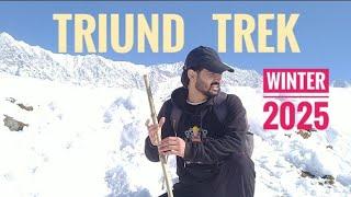 Triund Trek in Winter 2025 | Triund Snowline Dharamshala Himachal