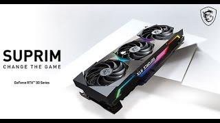 MSI Geforce RTX 3070 SUPRIM Unboxing and Installation