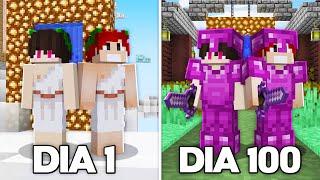 SOBREVIVEMOS 100 DIAS NO PARAÍSO DO MINECRAFT - AETHER O FILME