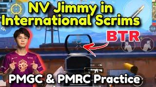 NV Jimmy in International Scrims Training for PMRC & PMGC