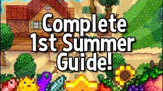 A Complete Guide for your First Summer - Stardew Valley [1.5]