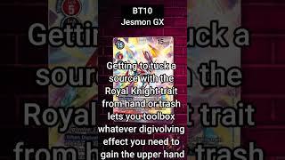 Card of the Day:BT10-112 Jesmon GX#dmvdrakes Digimontcg #cotd #jesmon #royalknight #bt10 #bt15