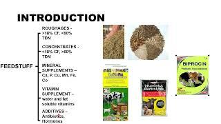 CLASSIFICATION OF FEEDSTUFF